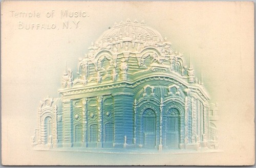 C1901 cartolina buffalo - c1901, pan-am