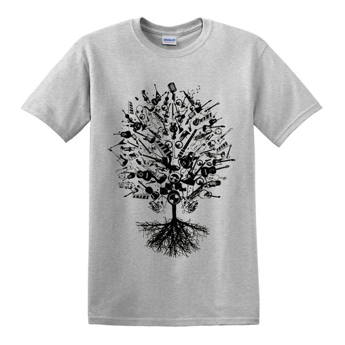 Maglietta albero della - della, musica